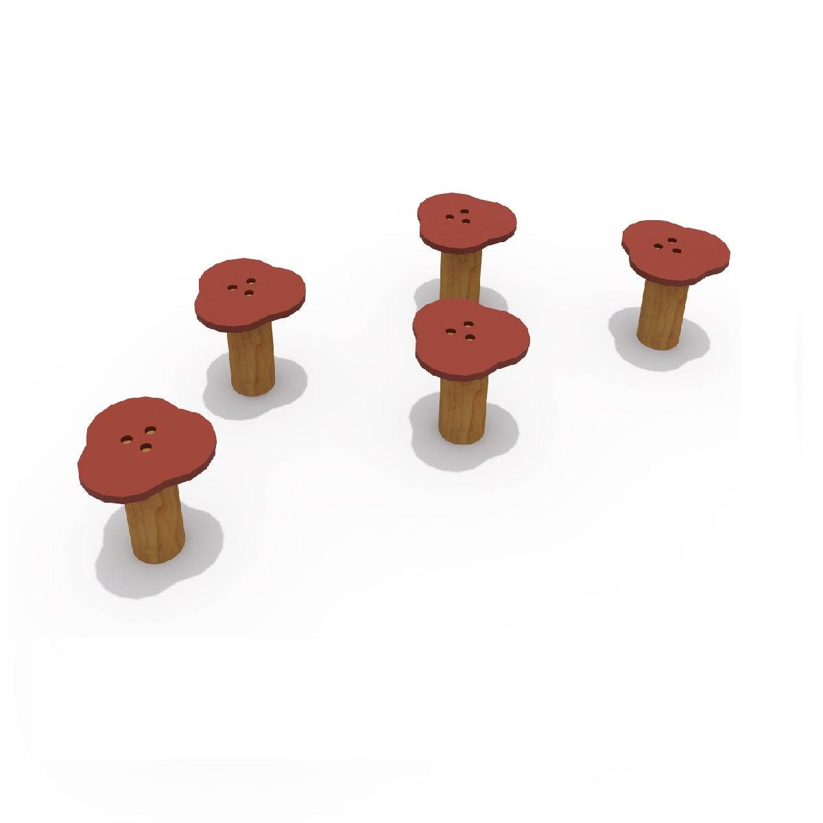 Juego Botones Madera - playplaza.uy