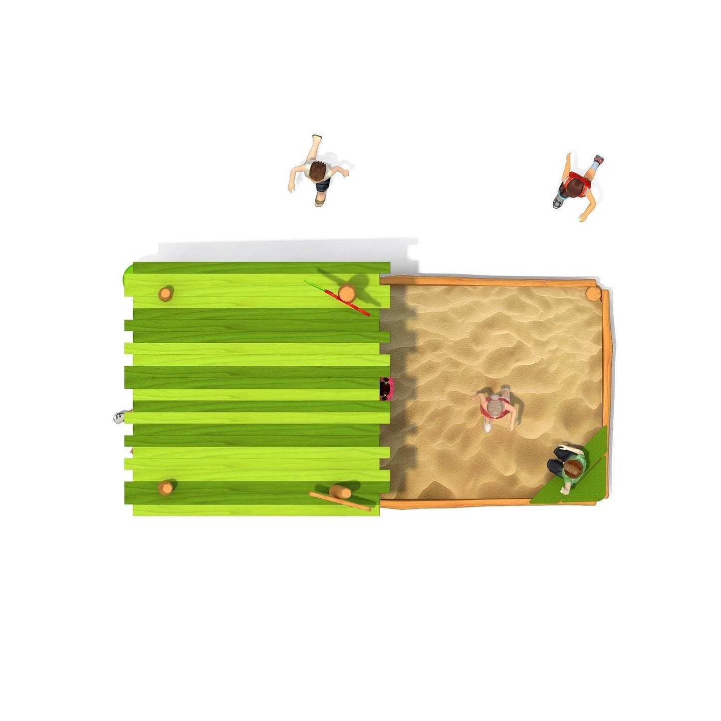 Juego Madera Arenero - playplaza.uy