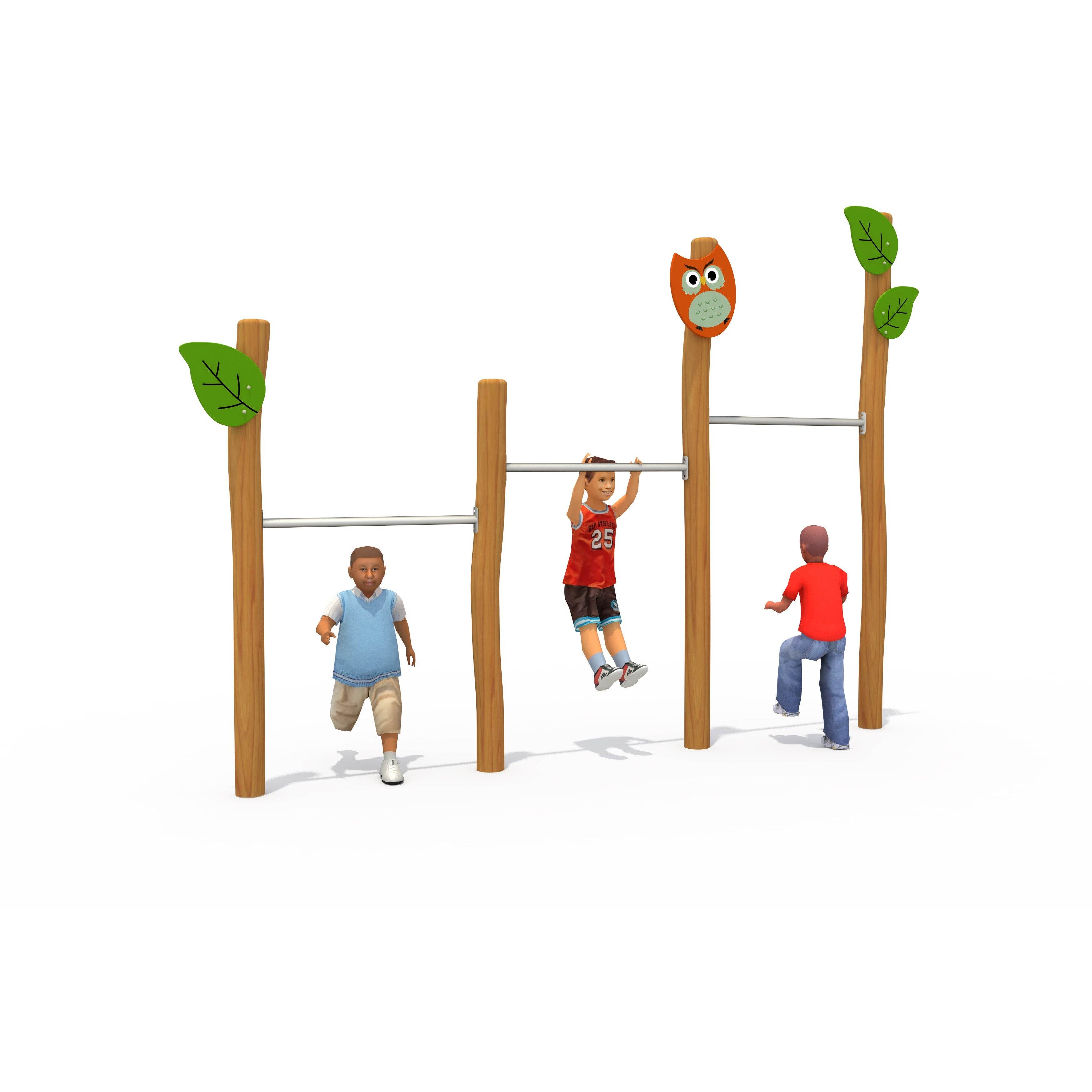 Barra de Ejercicio Madera - playplaza.uy