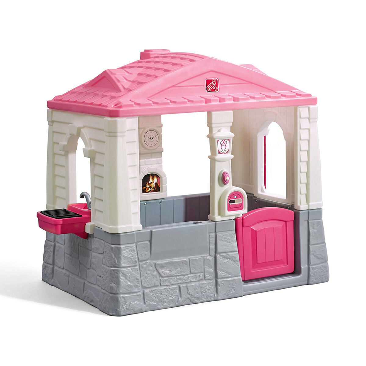 Casa de Juego Limpio y Ordenado Rosado-Casita de Plastico-HB729400-Casas de Juego-Play Plaza Uruguay