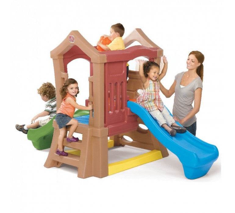 Casa de Juego con Doble Tobogan - playplaza.uy