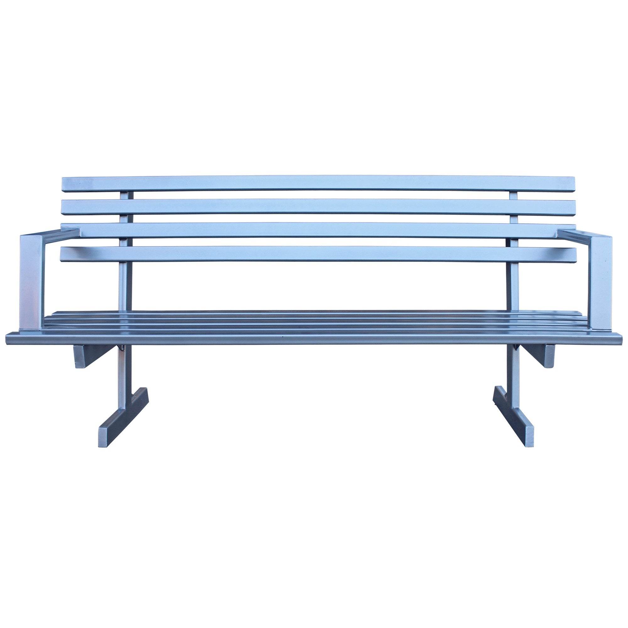 Escaño Antivandalico Brazos 180 cm - playplaza.uy