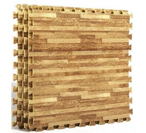 Goma EVA Madera Pack 4 60x60x12mm - playplaza.uy