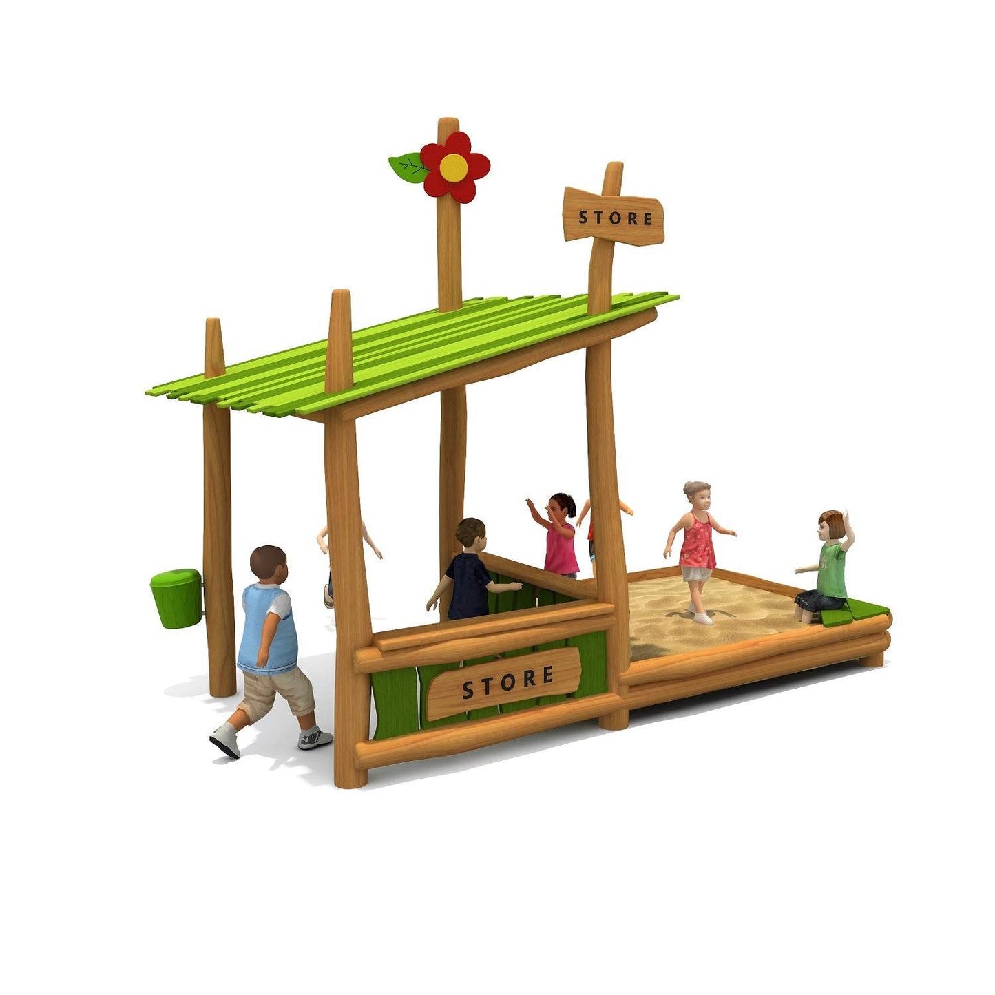 Juego Madera Arenero - playplaza.uy