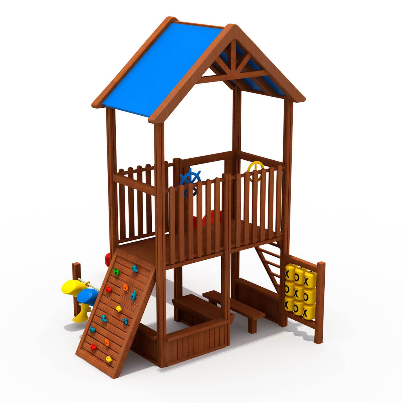 Juego Madera Plaza 07 - playplaza.uy