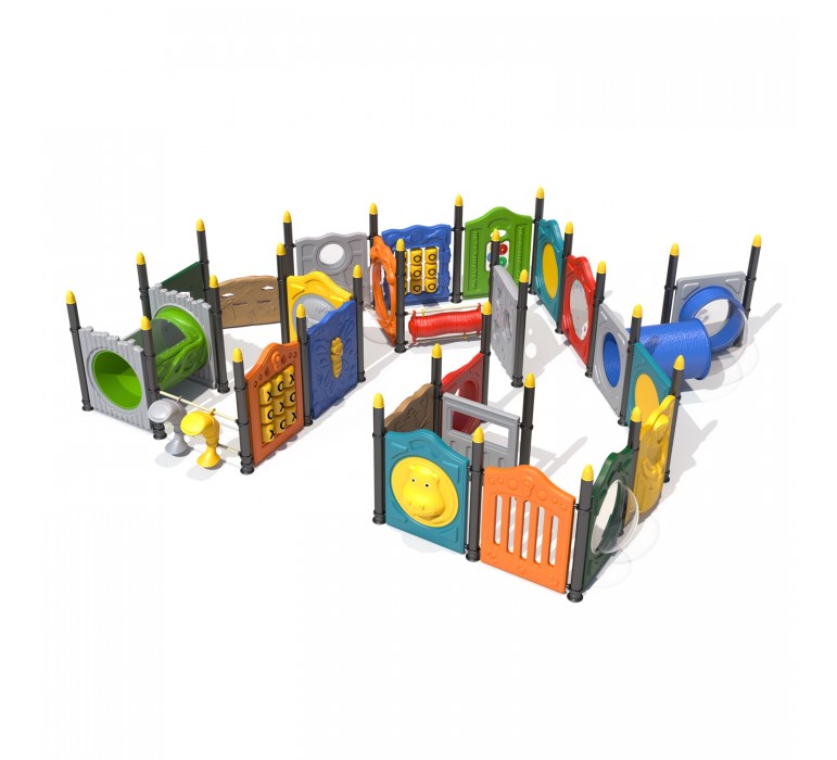 Juego Modular Inclusivo 06-Juego Modular Inclusivo-HBFY09301-Juegos Inclusivos-Play Plaza Uruguay