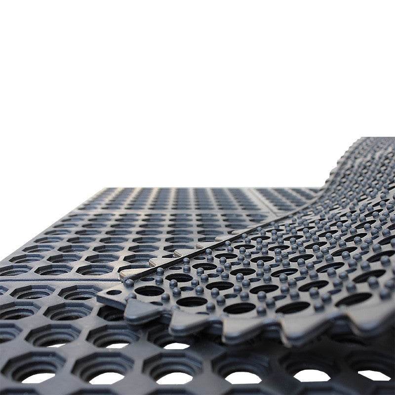 Piso Goma Interconectable Premium 12mmx92cmx92cm - playplaza.uy