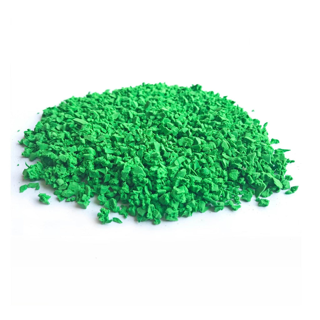 Saco Granulo EPDM Verde Bolsa 25 KGs - playplaza.uy