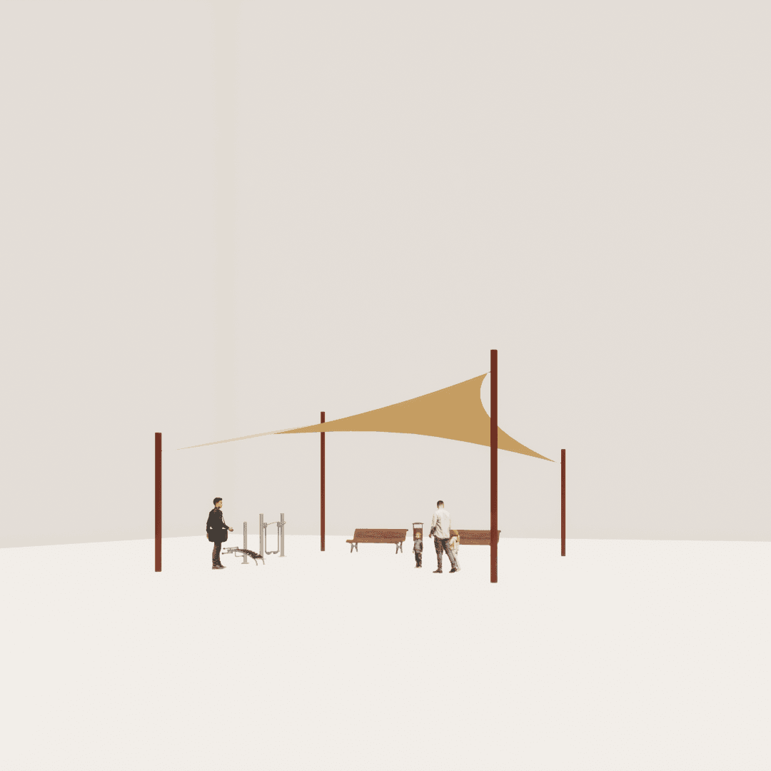 Toldo Vela 7.5x6.5 m - playplaza.uy